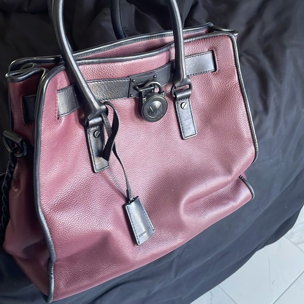 Michael Kors all leather sat satchel